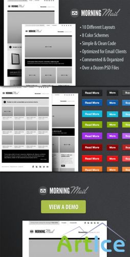 WeGraphics - Morning Mail - HTML Email Template Kit