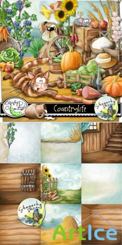 Scrap Set - Country Life PNG and JPG Files