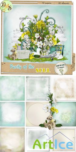 Scrap Set - Purity of the Soul PNG and JPG Files