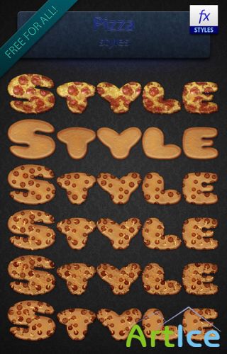Pizza Photoshop Styles