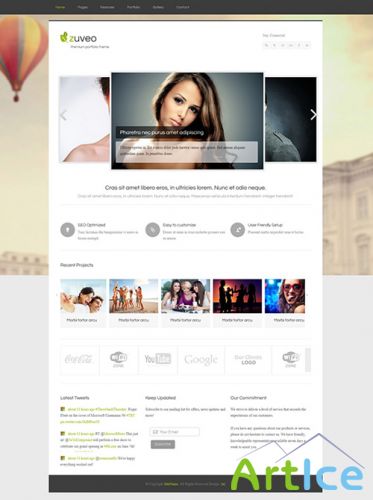 DreamTemplate - Zuveo - Responsive Website Template