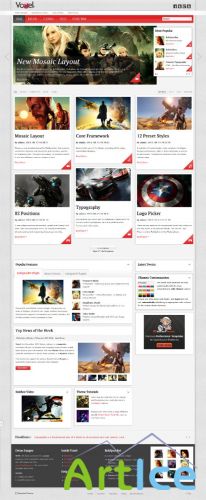 RocketTheme - RT Voxel v1.0 - Wordpress 3.x Template