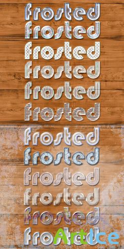 Frosted Photoshop Styles