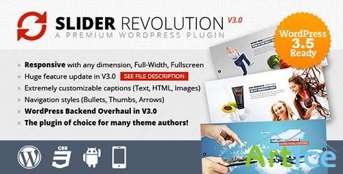 CodeCanyon - Slider Revolution v3.0.3 - Responsive WordPress Plugin