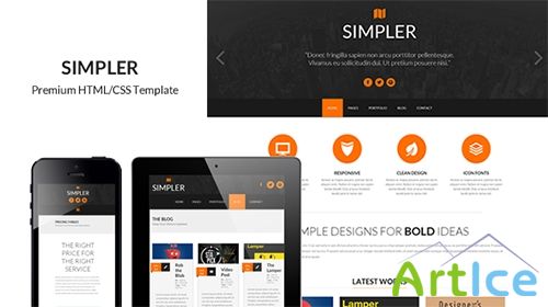 Mojo-Themes - Simpler - HTML5/CSS3 Premium Template