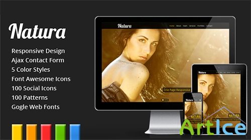 Mojo-Themes - Natura - One Page Responsive Parallax Template - RIP