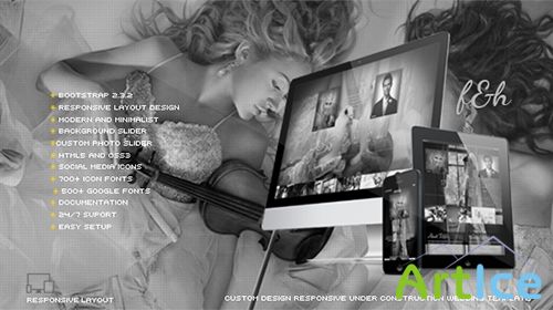 Mojo-Themes - F&H - A Under Construction HTML5 Wedding Template - RIP