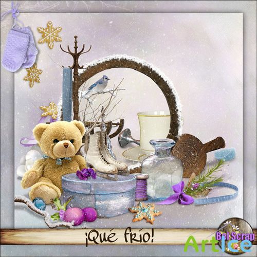 Scrap Set - Ique Frio! PNG and JPG Files