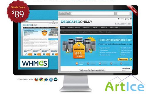 ThemeChilly - DedicatedChilly v1.0 WHMCS WordPress Theme