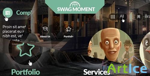 ThemeForest - SwagMoment - Parallax , one-page, CSS3, HTML5 - RIP
