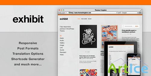 ThemeForest - Exhibit v1.5 - Responsive WordPress Theme