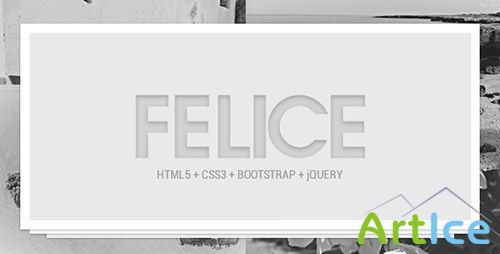 ThemeForest - Felice - OnePage - Multipage - Bootstrap Template - RIP