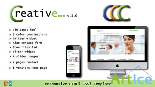 Mojo-Themes - Creative Responsive HTML5 CSS3 Template - RIP