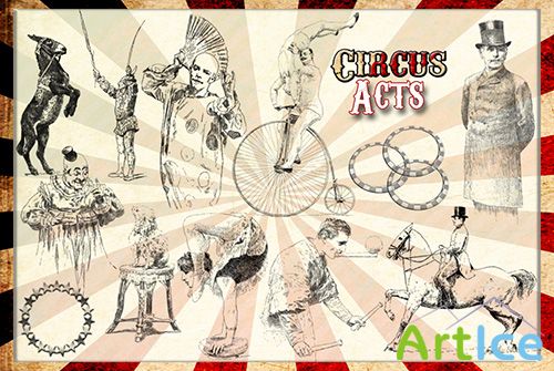 ABR Brushes - Vintage circus 1