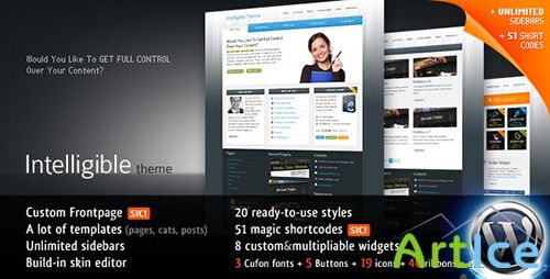 ThemeForest - Intelligible v1.2.2 - Business 20-in-1 WP Theme