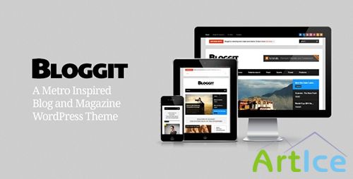 ThemeForest - Bloggit v1.05 - Responsive WordPress Blog,Magazine,News