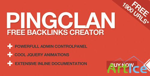 CodeCanyon - PingClan Free Unlimited Backlinks Creator v1.2