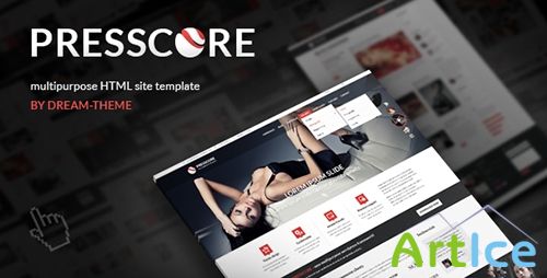 ThemeForest - PressCore: responsive multipurpose HTML5 template - RIP