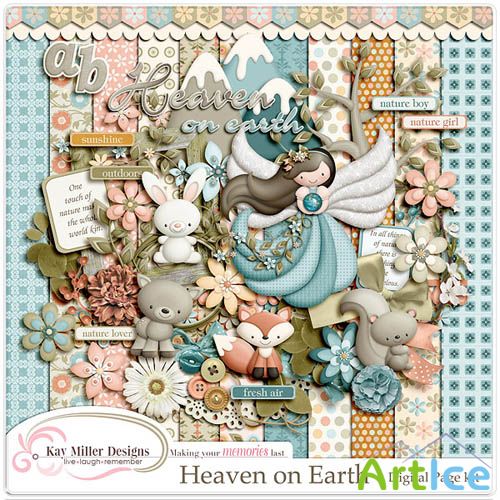 Scrap Set - Heaven on Earth PNG and JPG Files