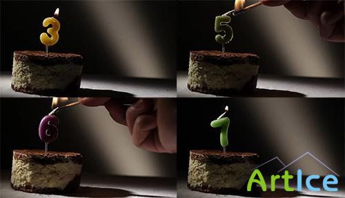VideoHive Candle 6 In Tiramisu Cake 3 5 6 7 Pack (Motion Grafics)