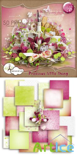 Scrap Set - Precious Little Thing PNG and JPG Files