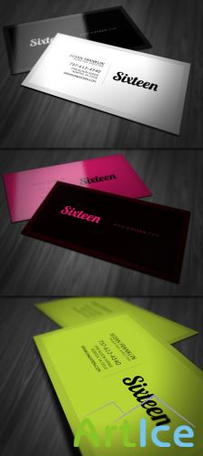 Simple Stylish Business Card PSD Template