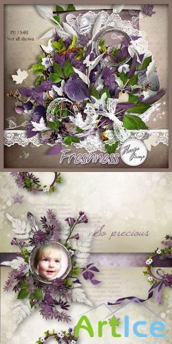 Scrap Kit - Freshness PNG and JPG Files