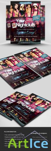 Signature Flyer/Poster PSD Template