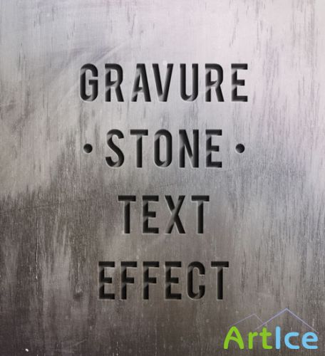 Pixeden - Psd Engraved Stone Text Effect