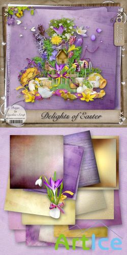 Scrap Set - Delights of Easter PNG and JPG Files