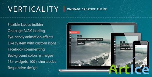 ThemeForest - Verticality v02 - Onepage Photography Theme - FULL