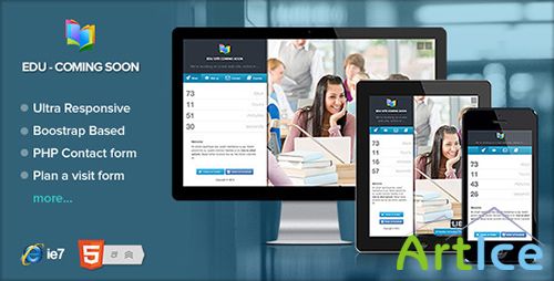 ThemeForest - EDU - Educational, Courses coming soon page - RIP