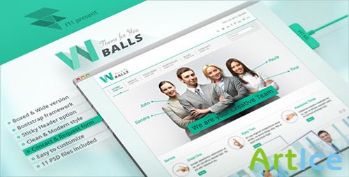 ThemeForest - W Balls - HTML Template - RIP