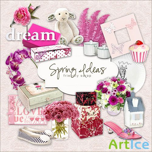 Scrap-kit - Spring Ideas PNG Images