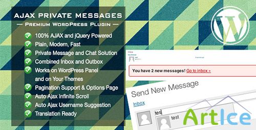 CodeCanyon - Ajax Private Messages WordPress Plugin