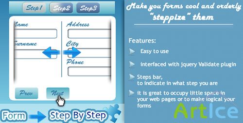 CodeCanyon - "Steppize" Form Step By Step v1.2