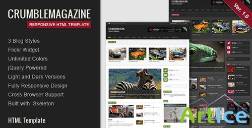 ThemeForest - Crumble - Responsive HTML Template - RIP