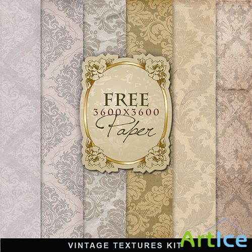 Textures - Old Vintage Backgrounds #150