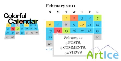 CodeCanyon - Colorful Calendar