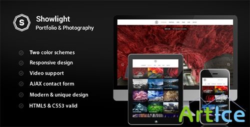ThemeForest - Showlight - Portfolio & Photography Template - RIP