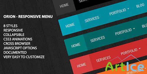 CodeCanyon - Orion - Responsive Menu