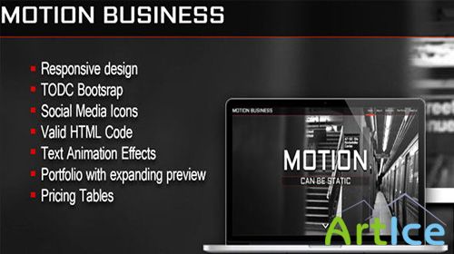 Mojo-Themes - Motion Business Responsive TODC Bootstrap Template - RIP