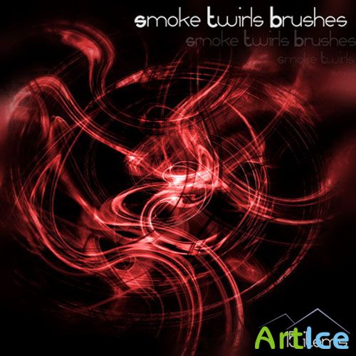 Smoke Twirls Photoshop Brushes
