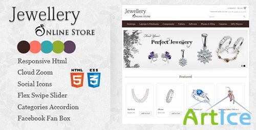ThemeForest - Responsive Jewellery Online Store Html5 template - RIP