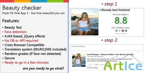 CodeCanyon - Fresh FaceBook Viral App 2 - "Beauty checker" - RIP