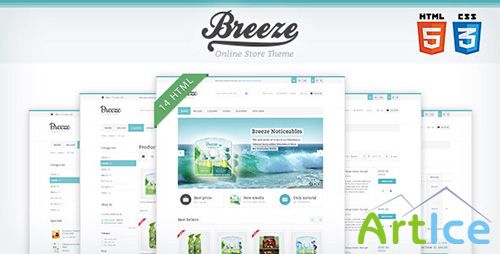 ThemeForest - Breeze - HTML5 & CSS3 store template - FULL