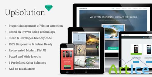 ThemeForest - UpSolution - Marketing One Page HTML5 Template - RIP