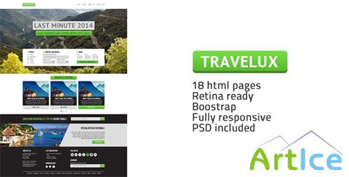 ThemeForest - Travelux - Template for Travel or Hotel Business - RIP