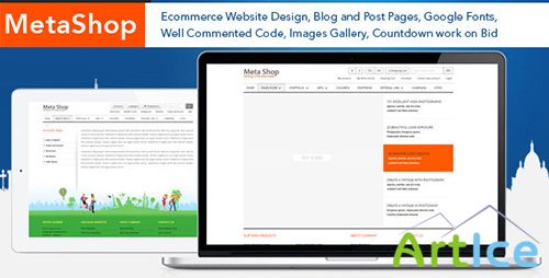 ThemeForest - Meta Shop: HTML5 E-Commerce Website Design - RIP