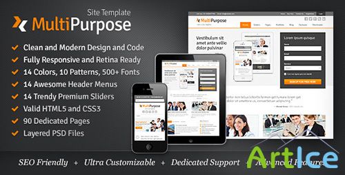 ThemeForest - MultiPurpose - Responsive HTML5 Website Template - RIP